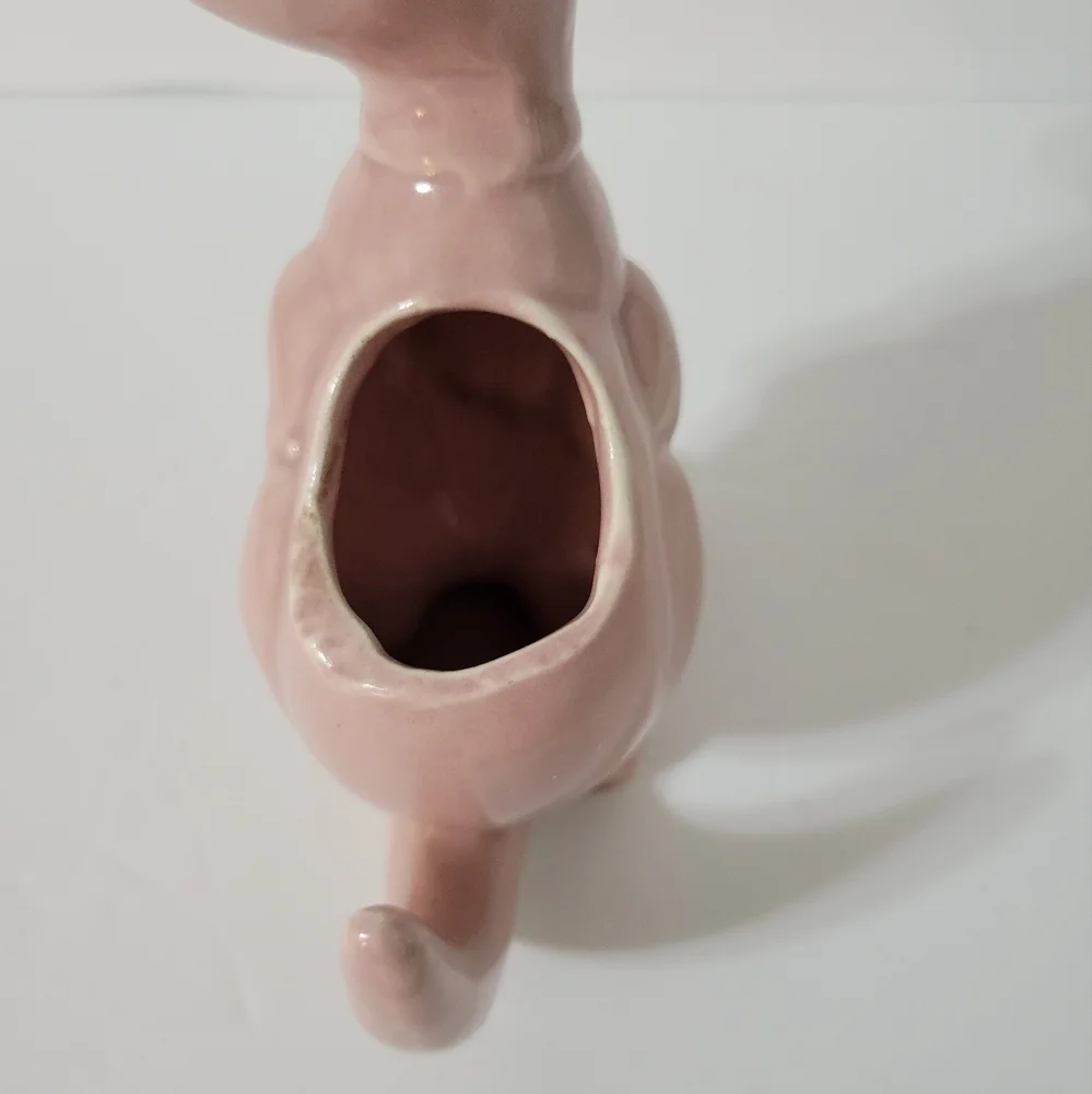 USA Pottery Kangaroo With Baby Planter